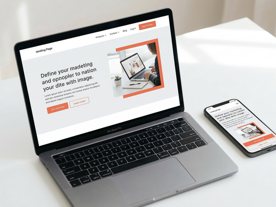 Mockup laptop et mobile montrant un site KalixIA